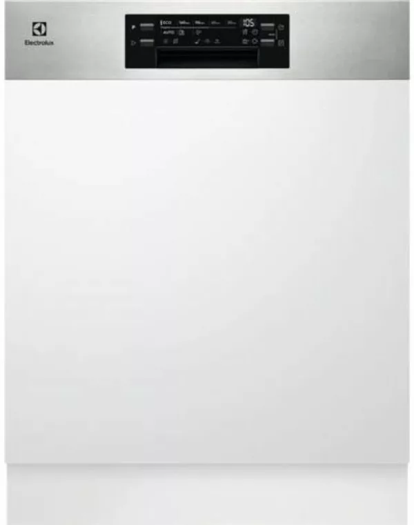 Electrolux EES47300IX Semi-integrated dishwasher cm. 60 - 13 place settings - front panel made of stainless steel