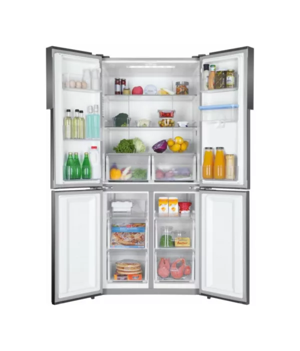 Haier RTG684WHJ Cube 83 Series 5 refrigerator with 4-door freezer - cm. 83 h 180 - according to 466 - silver - Image 2