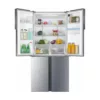 Haier RTG684WHJ Cube 83 Series 5 refrigerator with 4-door freezer - cm. 83 h 180 - according to 466 - silver - Image 4