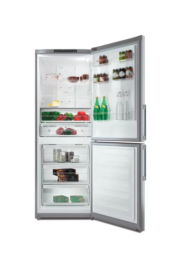 Hotpoint Ariston HA70BI 31 S Freestanding refrigerator with freezer cm. 70 hours 195 - lt. 462 - aluminum - Image 3