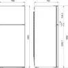 Franke FCT 480 NF XS E refrigerator with freezer compartment cm. 76 hours 186 - lt. 524 - satin stainless steel - Image 4