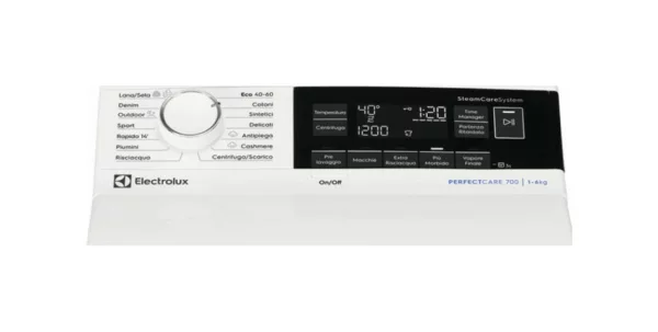Electrolux EW7T363S Perfectcare 700 top loading washing machine cm. 40 - 6 kg - white - Image 2