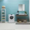 Candy CSO44 1285TE/2-S Slim washing machine cm. 60 - depth cm. 47 - capacity 8 kg - white - Image 3