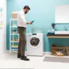 Candy CSO44 1285TE/2-S Slim washing machine cm. 60 - depth cm. 47 - capacity 8 kg - white - Image 5