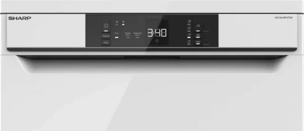 Sharp QW-NA1BF47EW Freestanding dishwasher cm. 60 - 13 place settings - white - Image 2