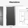 Samsung RF65A90TEB1 side-by-side refrigerator with freezer compartment - cm. 91 hours 182 - lit. 650 - black - Image 13