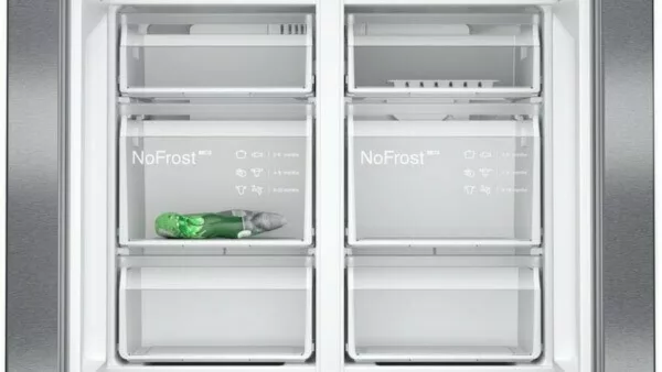 Siemens KF96NAXEA Iq500 4-door refrigerator with freezer cm. 91 hours. 183 - 605 liters. - black steel - Image 5