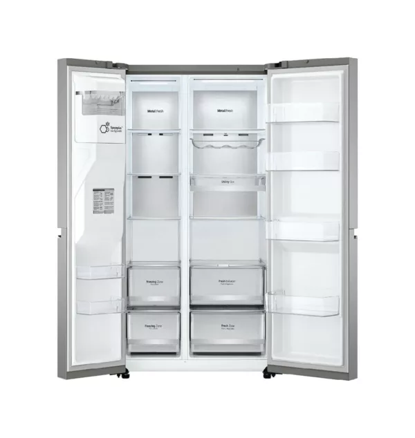 Lg GSLV90PZAD side-by-side refrigerator with freezer compartment - cm. 91 watch 179 - according to 635 - high-quality stainless steel - Image 2