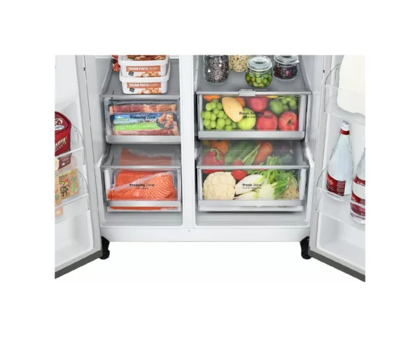 Lg GSLV90PZAD side-by-side refrigerator with freezer compartment - cm. 91 watch 179 - according to 635 - high-quality stainless steel - Image 5