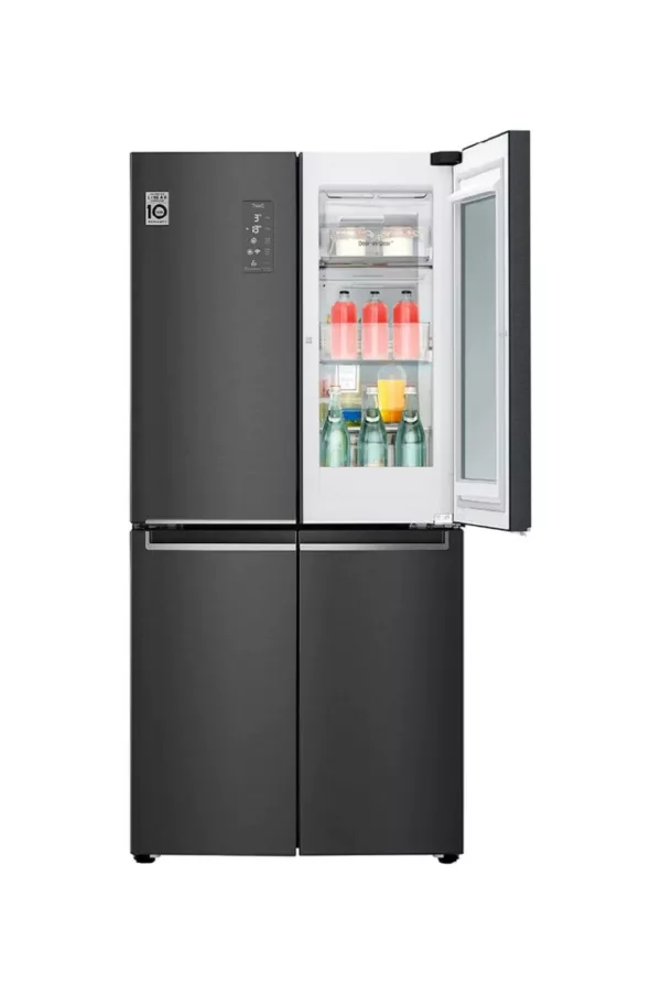 Lg GMQ844MC5E side-by-side refrigerator with freezer compartment - cm. 84 h 179 - lt. 530 - matt black steel - Image 2