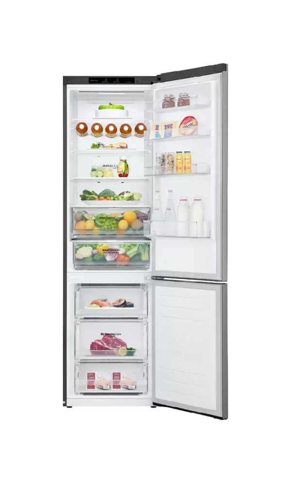 Lg GBB62PZGGN Freestanding refrigerator with freezer - cm. 60 h 203 - according to 384 - premium stainless steel - Image 2