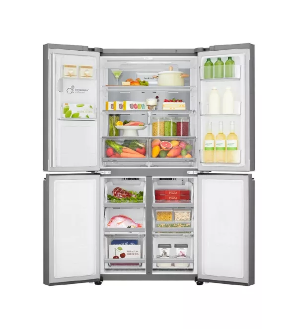 Lg GML844PZ6F side-by-side refrigerator with freezer compartment - cm. 84 h 179 - lt. 506 - premium stainless steel - Image 2