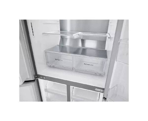 Lg GML844PZ6F side-by-side refrigerator with freezer compartment - cm. 84 h 179 - lt. 506 - premium stainless steel - Image 3