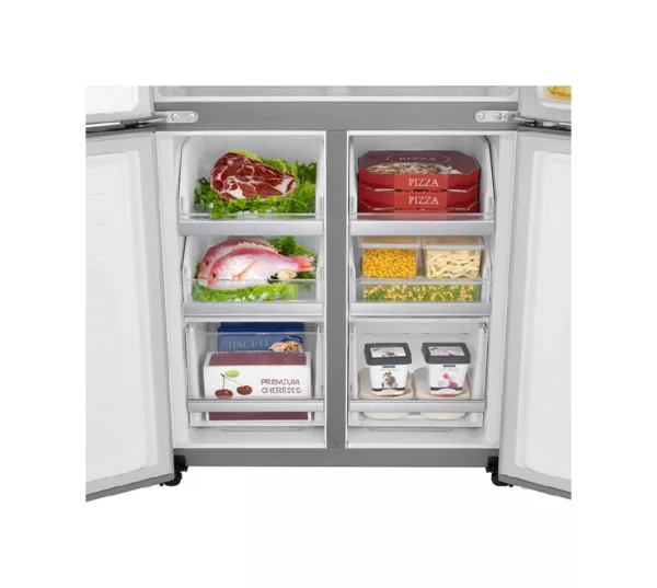 Lg GML844PZ6F side-by-side refrigerator with freezer compartment - cm. 84 h 179 - lt. 506 - premium stainless steel - Image 4