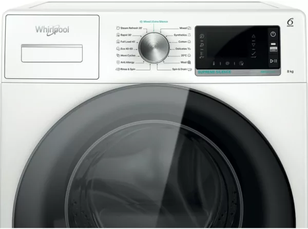 Whirlpool W6XW845WBEE washing machine cm. 60 - capacity 8 kg - white - Image 11