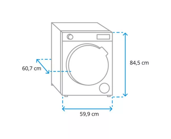 Whirlpool W6XW845WBEE washing machine cm. 60 - capacity 8 kg - white - Image 17
