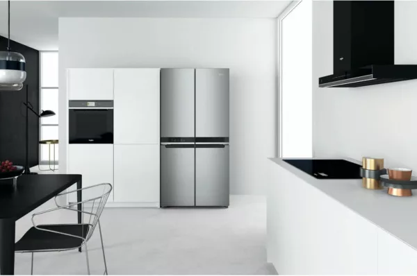 Whirlpool WQ9 U2L side-by-side refrigerator with freezer - cm. 91 hours 187 - according to 594 - stainless steel - Image 3