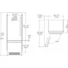 Bertazzoni REF755BBLXTT Master refrigerator with freezer compartment cm. 75 hours 212 - lit. 440 - stainless steel (handles not included) - Image 6