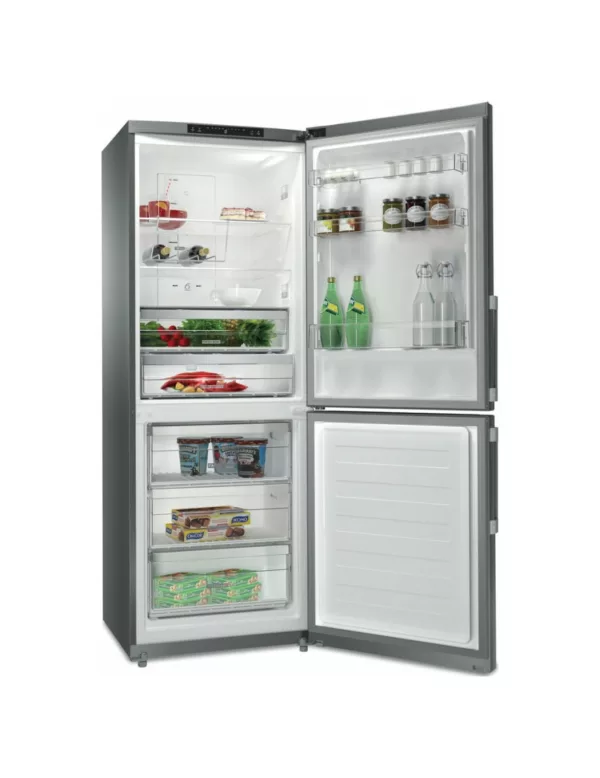 Whirlpool WB70I 952 X Freestanding refrigerator with freezer cm. 70 hours 195 - lt. 462 - stainless steel - Image 2