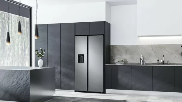 Samsung RS68A854CSL refrigerator with side-by-side freezer - without water connection - cm. 91 hours 178 - lt. 635 - stainless steel - Image 3