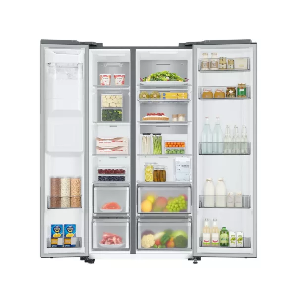Samsung RS68A854CSL refrigerator with side-by-side freezer - without water connection - cm. 91 hours 178 - lt. 635 - stainless steel - Image 5