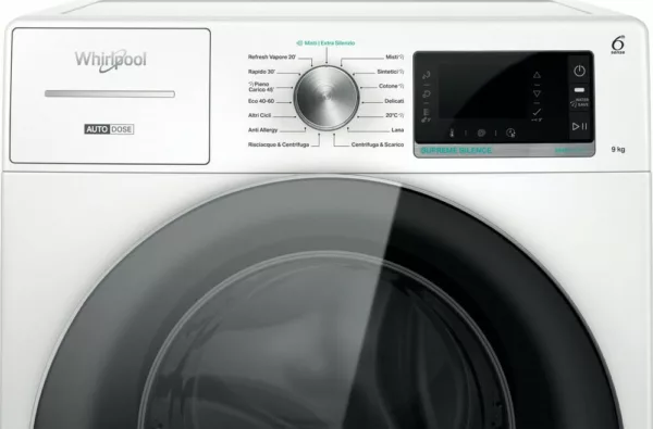 Whirlpool W8 W946WR IT washing machine cm. 60 - capacity 9 kg - white - Image 5