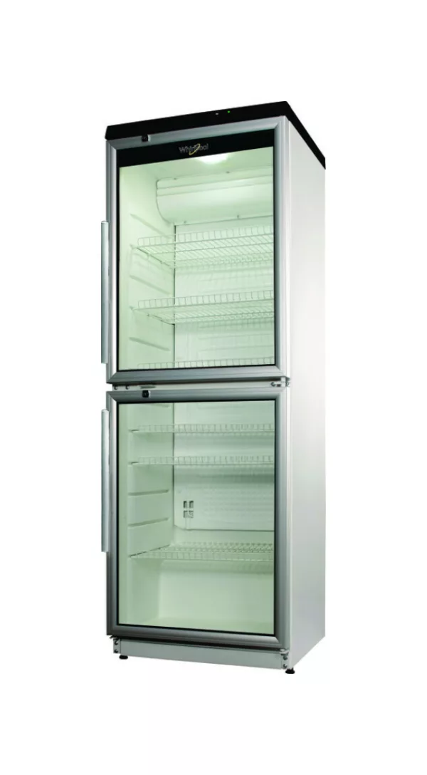 Whirlpool ADN 230/1 Freestanding refrigerator - cm. 60 hours 173 - lt. 350 - white / glass