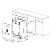 Beko DIS35023 Total integrated dishwasher cm. 45 - 10 covered - Image 2