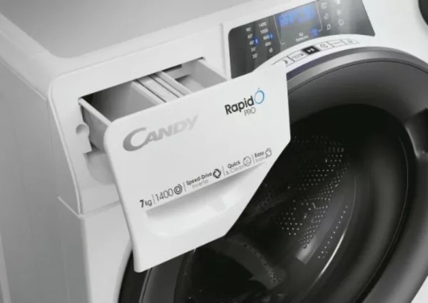 Candy RP4 476BWMR/1-S washing machine cm. 60 - capacity 7 kg - white - Image 7
