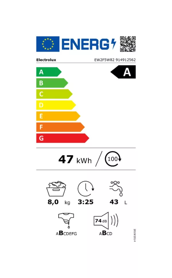 Electrolux EW2F5W82 Series 500 Time Care washing machine cm. 60 - capacity 8 kg - white - Image 4