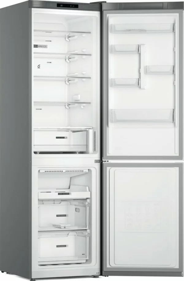 Whirlpool W7X 91I OX Freestanding refrigerator with freezer 60 cm h. 203 - lt. 367 - anti-fingerprint stainless steel - Image 2