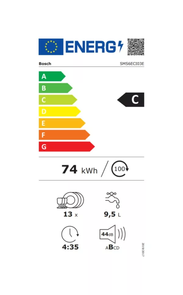 Bosch SMS6ECI03E Series 6 Freestanding dishwasher cm. 60 - 13 covered - stainless steel - Image 9