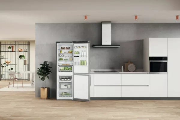 Whirlpool W7X 82O OX H Freestanding refrigerator with freezer 60 cm h. 191 - lt. 335 - anti-fingerprint stainless steel - Image 4