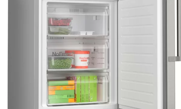 Bosch KGN39AICT Series 6 Freestanding refrigerator with freezer 60 cm h.203 - anti-fingerprint stainless steel - Image 8