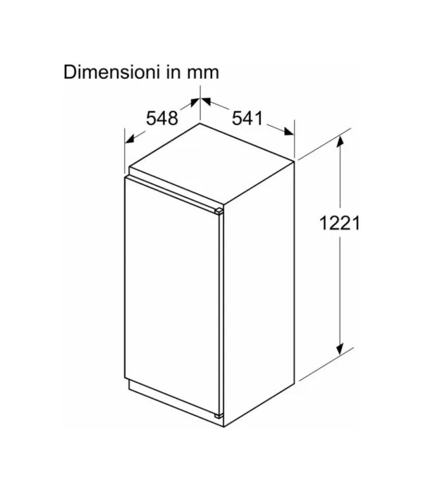 Bosch KIR41NSE0 Series 2 built-in refrigerator cm.56 h.123 - lt.204 - Image 7