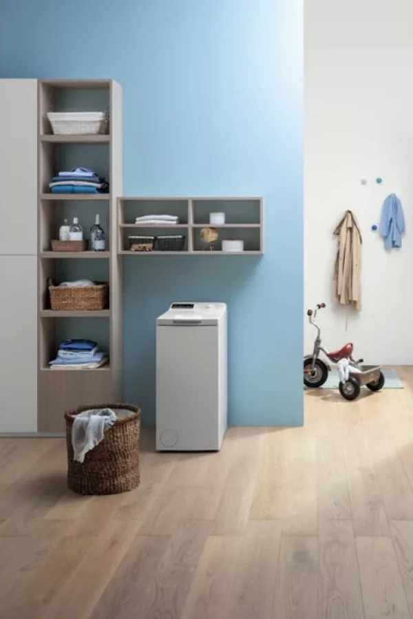 Indesit BTWB7220PEU/N TOP top-loading washing machine 40 cm - 7 kg capacity - white - Image 6