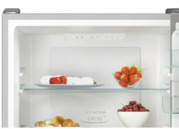Candy CCE4T620ES Freestanding refrigerator with freezer 60 cm - h.200 - lt. 377 - stainless steel - Image 5