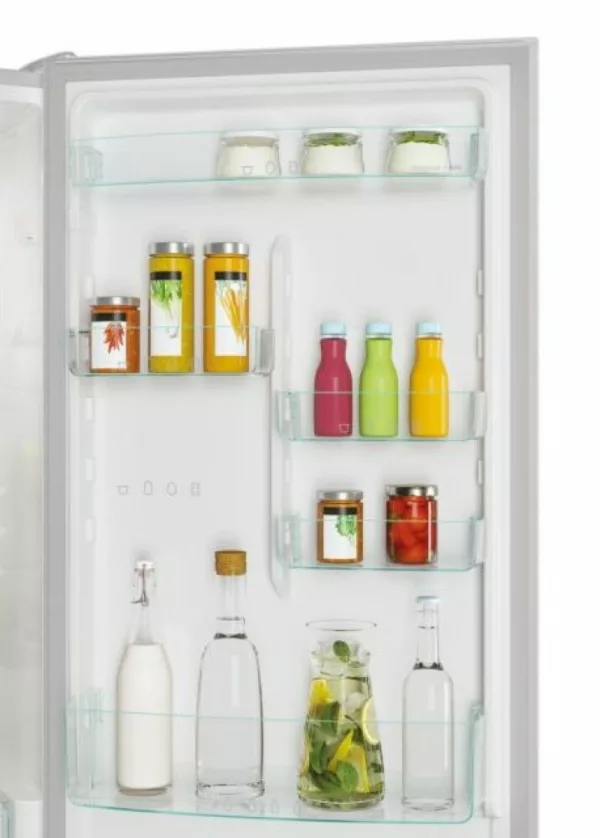 Candy CCE4T620ES Freestanding refrigerator with freezer 60 cm - h.200 - lt. 377 - stainless steel - Image 7