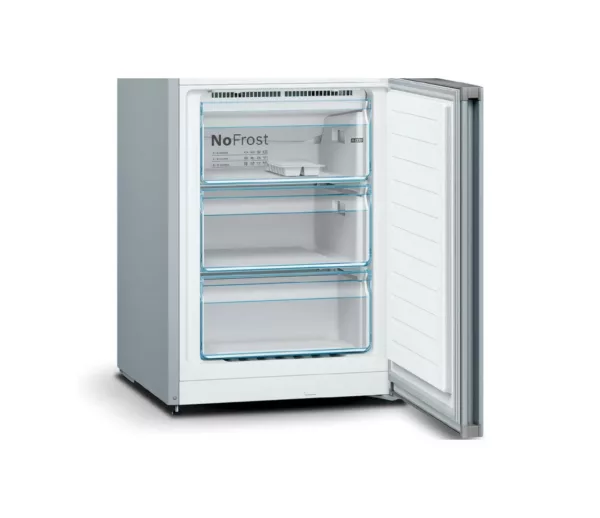 Bosch KGN36VIEA Series 4 refrigerator with freezer - 60 cm h 186 - lt. 326 - anti-fingerprint stainless steel - Image 6