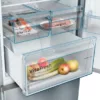 Bosch KGN36VIEA Series 4 refrigerator with freezer - 60 cm h 186 - lt. 326 - anti-fingerprint stainless steel - Image 5