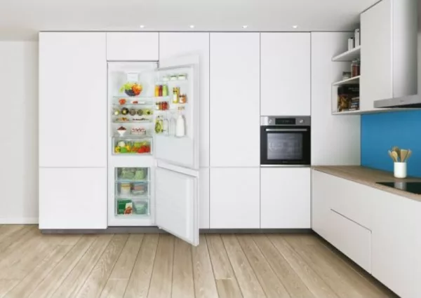 Candy CBL3518EVW built-in refrigerator with freezer cm.54 h.177 lt.263 - Image 4
