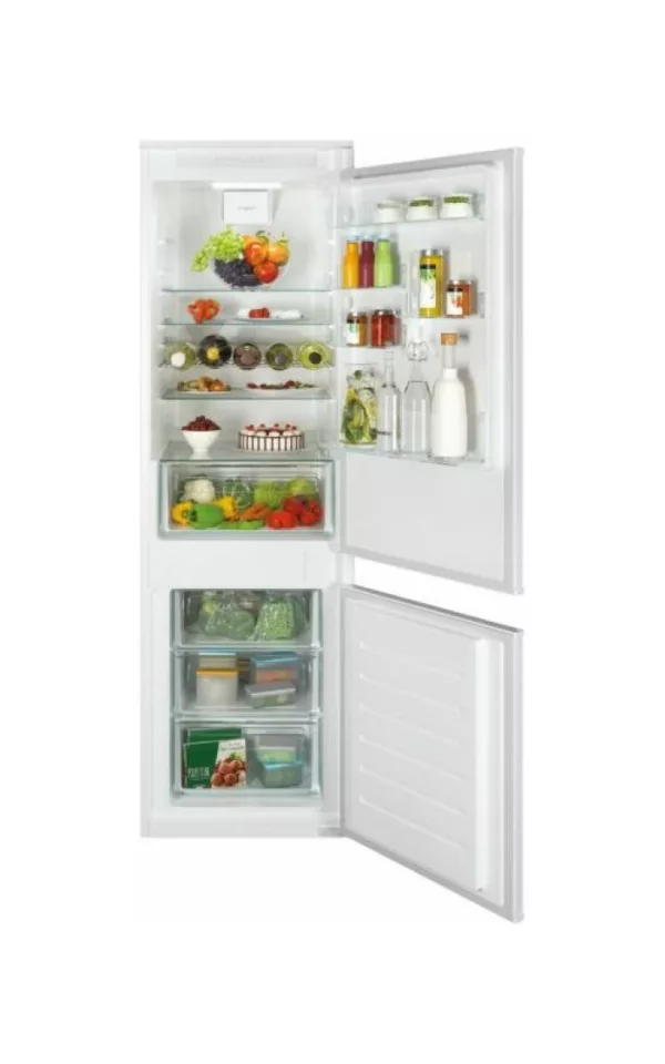 Candy CBL3518EVW built-in refrigerator with freezer cm.54 h.177 lt.263