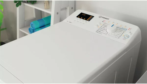 Indesit BTWS72200EU-N top loading washing machine 40 cm - 7 kg capacity - white - Image 4
