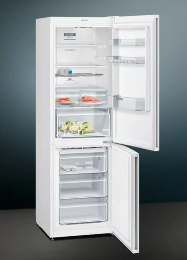 Siemens KG36NXWEA Iq300 Freestanding refrigerator with freezer 60 cm h.186 lt. 326 - white - Image 2