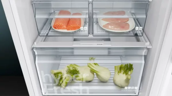 Siemens KG36NXWEA Iq300 Freestanding refrigerator with freezer 60 cm h.186 lt. 326 - white - Image 4