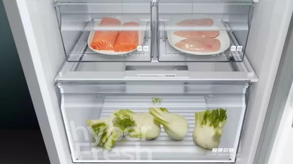 Siemens KG39NVIDA Iq300 Freestanding refrigerator with freezer cm. 60 h 203 - lt. 368 - anti-fingerprint stainless steel - Image 5