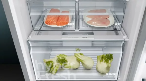 Siemens KG39NXIEA Iq300 Freestanding refrigerator with freezer cm. 60 hours 203 - lt. 368 - anti-fingerprint stainless steel - Image 5