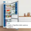 Bosch KGN86AIDR Series 6 Freestanding refrigerator with freezer cm. 86 o'clock 186 - l. 631 - anti-fingerprint stainless steel - Image 8