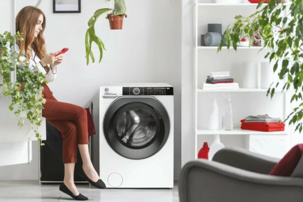 Hoover HWE410AMBS1S H-Wash 500 washing machine cm. 60 - capacity 10 kg - white - Image 4