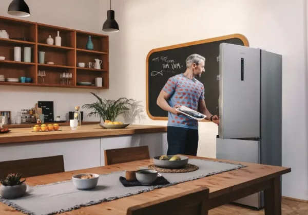 Gorenje NRK6192AS4 Freestanding refrigerator with freezer cm. 60 hours. 187 - lit. 304 - gray - Image 5